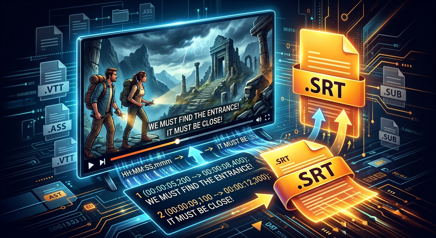 How Subtitle Files Work and Why SRT Became the Default Format